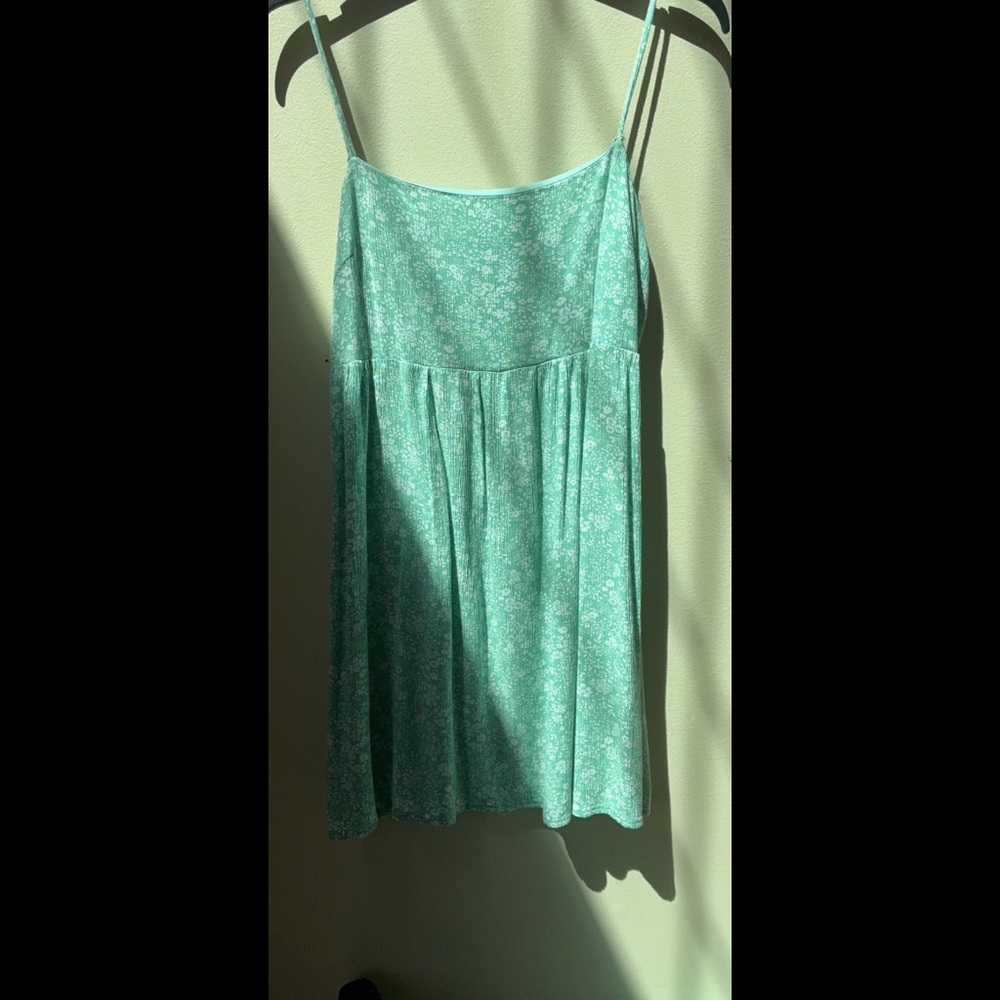 Mint Green Floral Women's Top